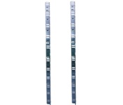 Cisco Nexus 7018 rack mount kit with silver black striped LED strip