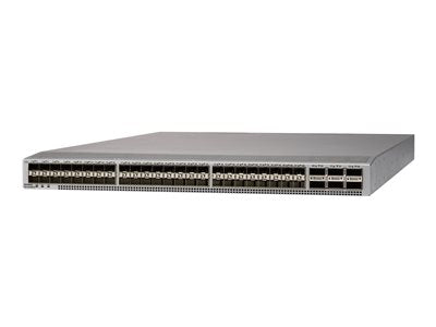 Cisco N9K-X9788TC-FX switch with silver rectangular design, black ports and buttons