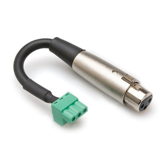 Cisco CAB-XLR-EUROBLOCK | XLR (3‑pin) to Euroblock (3‑pin) Mic Adapter | Balanced Audio | Phantom‑Power Pass‑Through