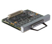 Cisco PA-8T-X21 black silver circuit board with 8 X.21 ports