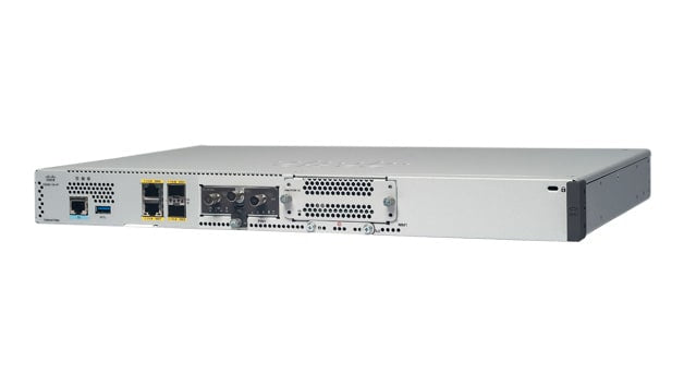 Cisco C8200L-1N-4T router with 4x 1G ports and silver finish