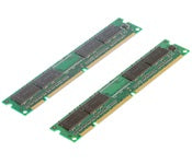 Cisco PIX-515-MEM-128 128MB DRAM upgrade with green silver RAM sticks
