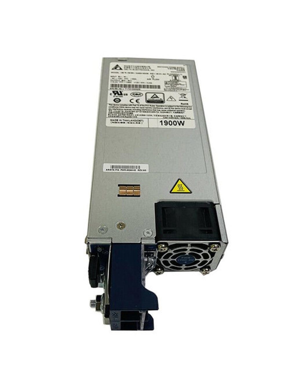 Arista PWR-1900-DC-R 1900W DC PSU with black silver casing and fan