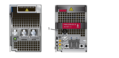 Arista PWR-3K-DC-RED 3kW DC PSU with red handle for 7300/7500N chassis