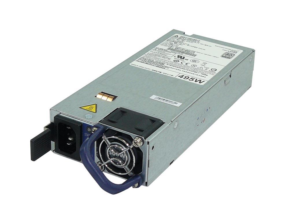Arista PWR-500-DC-F 500W DC hot-swap PSU, black silver design, cooling fan
