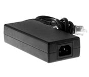 Cisco PWR-828-WW1 black rectangular external AC power adapter for 828 router
