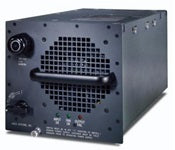 Cisco PWR-950-DC 950W DC PSU with black square design and silver accents
