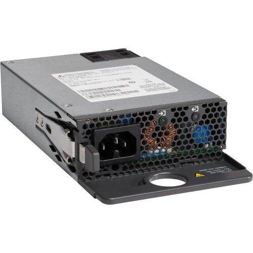 Cisco PWR-C5-1KWAC 1kW AC PSU with black unit, colored cables, bottom cutout