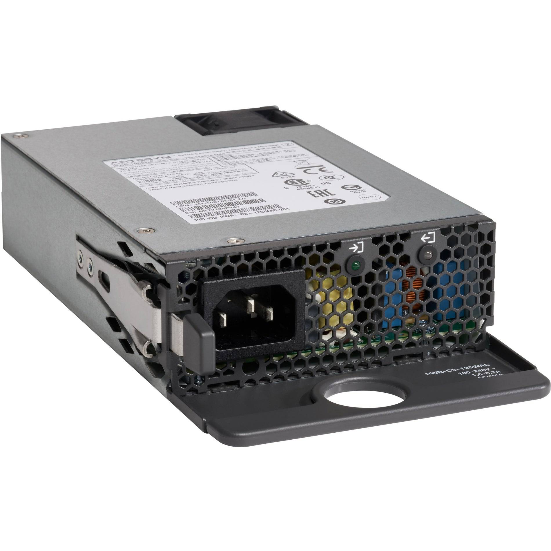 Cisco PWR-C6-125WAC 125W AC hot-swap PSU with cables