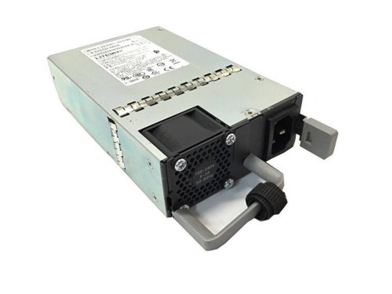 Cisco PWR-CH1-400WAC 400W AC PSU with silver body and black accents
