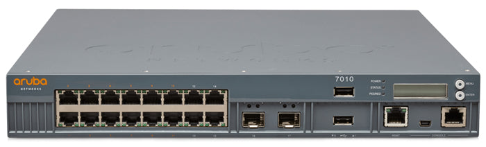 Aruba JW678A | Mobility Controller | 4 Gbps throughput | 8x 1GbE + 2x 1G SFP | PoE+ on select ports | up to 32 APs (license‑dependent)