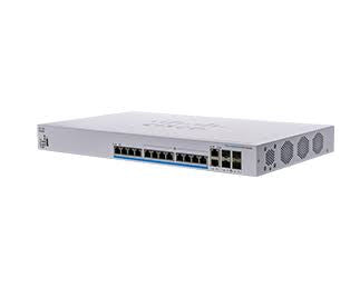 Cisco CBS350-12NP-4X-AU | 12x 1G/2.5G/5G | PoE+ (802.3at) | 4x 10G SFP+ uplinks | Advanced L2/L3 static