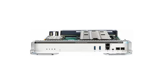 Cisco C9600X-SUP-2/2 dual supervisor silver server rack with ports