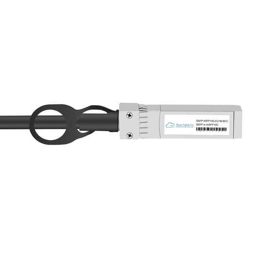 Cisco QSFP-4SFP10G-CU1M | 40G QSFP+ to 4x10G SFP+ Breakout DAC, Passive Copper, 1m