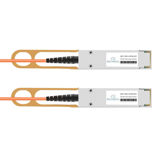 Dell QSFP-H40G-AOC10M 40G Active Optical Cable with blue module