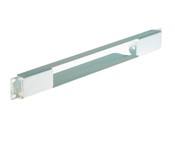 White and gray brushed metal drawer handle for Cisco RACKMOUNT-C2940 rack ears