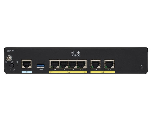 Cisco C927-4P VDSL2 router with 4 GE LAN PoE ports
