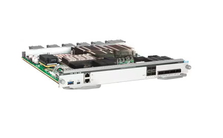 Cisco C9400X-SUP-2 Supervisor 2 white router with ports and slots