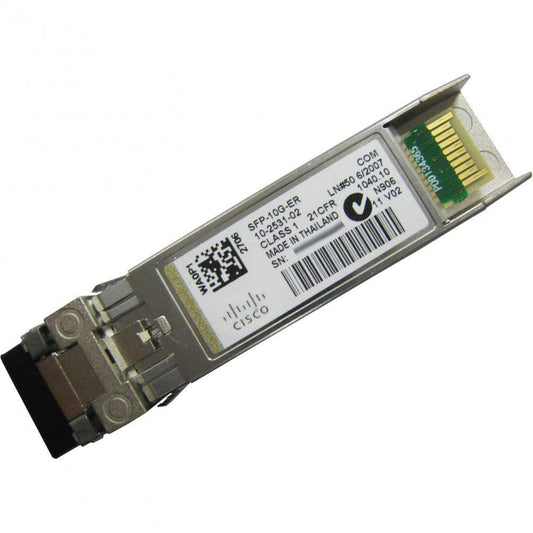 Cisco SFP-10G-ER | 10Gb SFP+ | 10GBASE-ER | 1550nm | 40km | SMF | LC | DDM