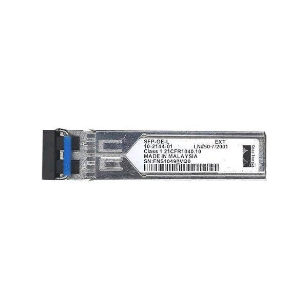 Cisco SFP-GE-L | Optics: 1G SFP 1000BASE-LX/LH, 1310nm, 10km SMF, LC duplex