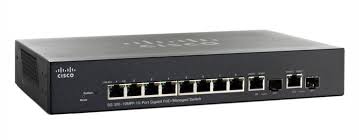 Cisco SG300-10MPP-K9-AU 10-port Gigabit PoE+ managed switch with SFP