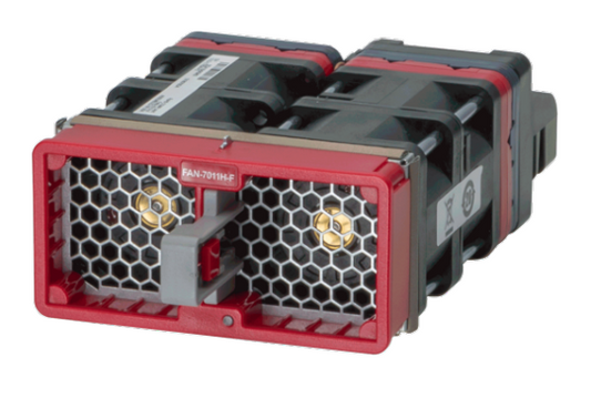 Arista fan-7011m-f red and black industrial fan module with honeycomb grille for 7000 series 1ru enhanced speed airflow