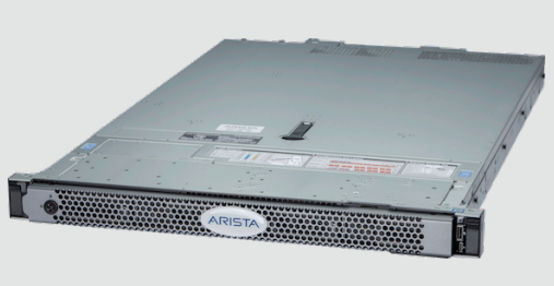 Arista dca-200-veos physical appliance network switch with metallic gray chassis and perforated front panel rack mount
