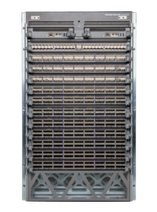 Gray metal arista dcs-7512n-ch 12-slot modular chassis with ventilation grilles for data center switch use