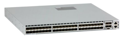 Silver-colored arista dcs-7050s-52-d cisco network switch with sleek rectangular design and multiple front panel ports