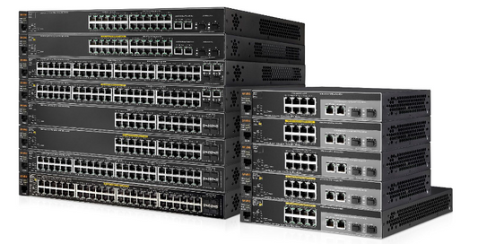 Aruba J9780A L2 managed switch with 8x PoE+ ports and 2x SFP uplinks