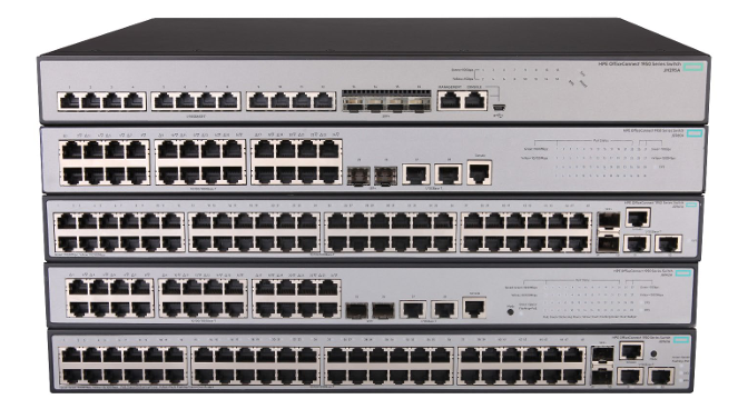 Aruba JH295A switch with 12x 1/10GBASE-T ports and 4x 10G SFP+ uplinks