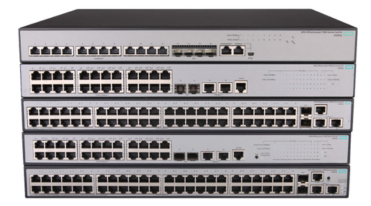 Aruba JG962A 24-port PoE+ switch with 10G uplinks