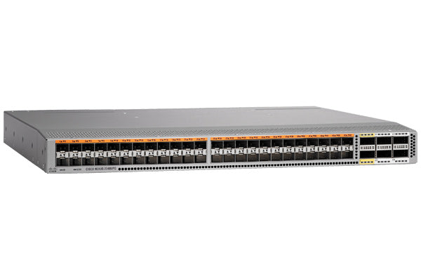 Cisco Nexus 9018 switch with 48x 1/10G SFP+ and 6x 40G QSFP+ ports