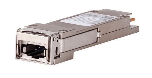 HPE JG709A 40GbE QSFP+ CSR4 transceiver module with MPO-12