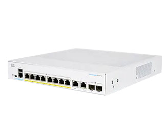 Cisco CBS350-8P-2G-AU | 8x 1G PoE+ (802.3at) | 2x 1G combo uplinks | Smart Managed L3 (no subscription)