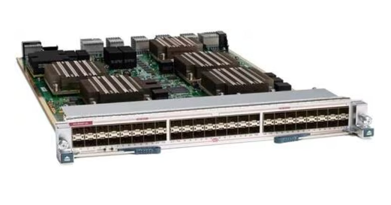 Cisco Catalyst 3850 switch with 48x10G SFP+ ports, black silver RJ-45