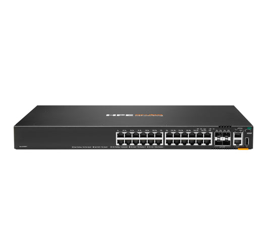 Aruba S0M81A#ABG | 24x 1G RJ45 (no PoE) | 4x 1G SFP uplinks | AOS-CX L2/L3 (std, no license)