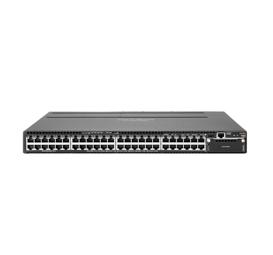 Aruba JL072A | 48x 1G RJ45 | non-PoE | 1x modular uplink slot (options: 4x10G SFP+ or 2x40G QSFP+) | enterprise L3, no license required