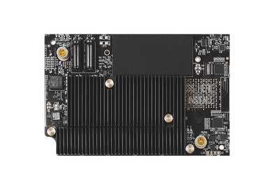 Cisco HX-B-F-H-32003 3.2TB PCIe NVMe mezzanine with black heatsink and gold screws
