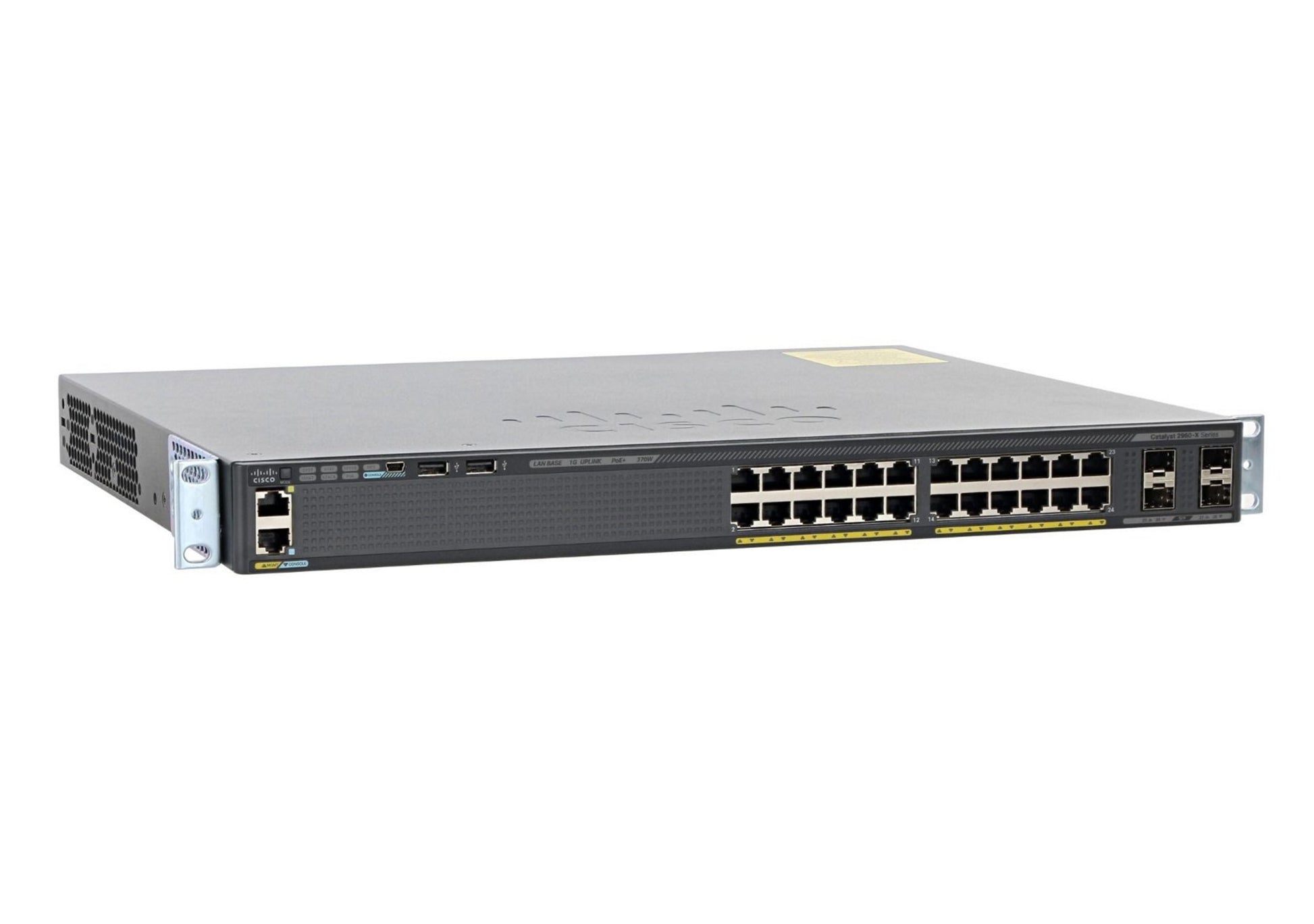 Cisco WS-C2960X-24PS-L switch with 24x 1G PoE+ ports