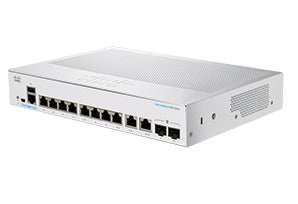 Cisco CBS350-8T-E-2G-AU | 8x1G RJ45, non-PoE, 2x1G combo uplinks, L2/L3 Lite