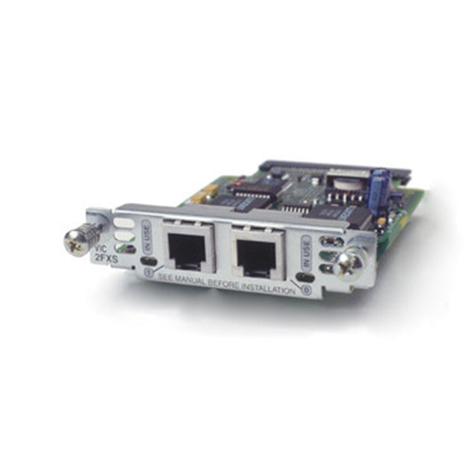 Cisco VIC2-2FXS | 2x FXS analog ports (RJ-11) | ISR voice gateway module