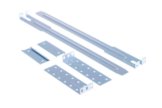 Cisco N2200-ACC-KIT white metal drawer slides with holes for customization