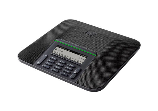Cisco CP-7832-3PCC-K9 | Small-room SIP conference phone (MPP), 360° mics, 3.4in mono LCD, 10/100 Ethernet, PoE Class 2, 1 line