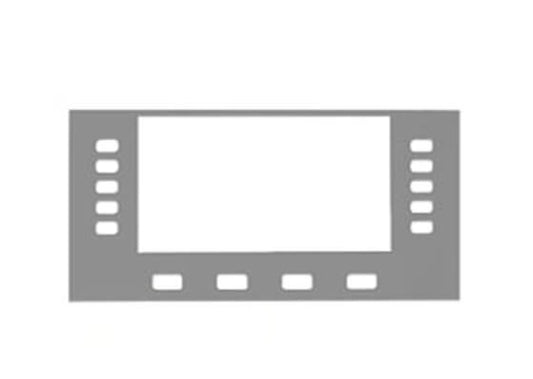 Cisco CP-8800-S-BEZEL | IP Phone 8800 bezel, silver | snap-on faceplate | fit: 8811/8841/8851/8861 (non-video)