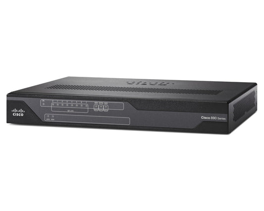 Cisco C892FSP-K9 ISR router in black with silver accents