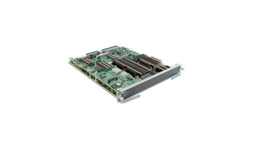 Cisco WS-SVC-ASA-SM1-K9 ASA module with silver rack and green circuit