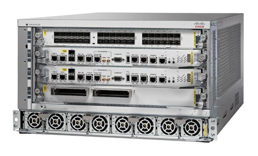 Cisco ASR-9904 | Modular core router chassis with 2 line-card slots; SD-WAN: N/A; LTE: N/A; license tier: classic feature-based