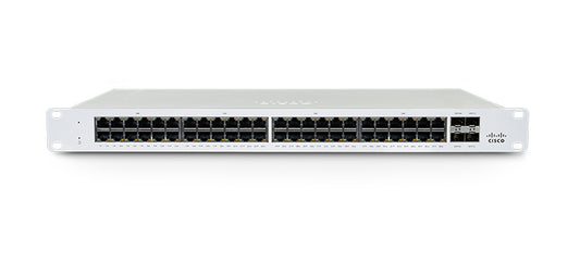 Meraki MS130-48P-HW | 48x 1G | PoE+ 740W | 4x 10G SFP+ uplinks | Enterprise lic