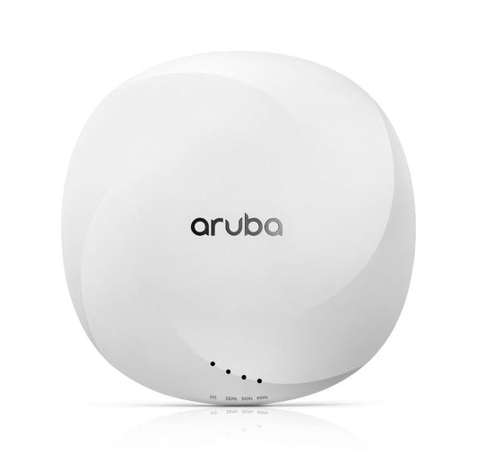 Aruba S3J33A | Wi-Fi 6E dual-radio tri-band (2.4/5/6 GHz) 2x2 MIMO, internal antennas, 2.5GbE uplink, PoE+ 802.3at, 10-pack